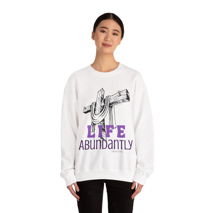 Life Abundantly Monochrome Crewneck Sweatshirt
