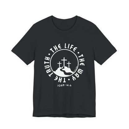 John 14:6 Single Color Short Sleeve Tee