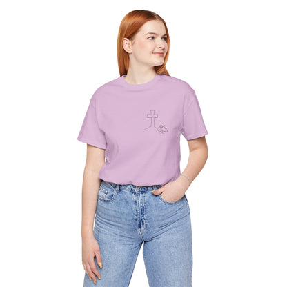 That They May Have Life Unisex Jersey Short Sleeve Tee