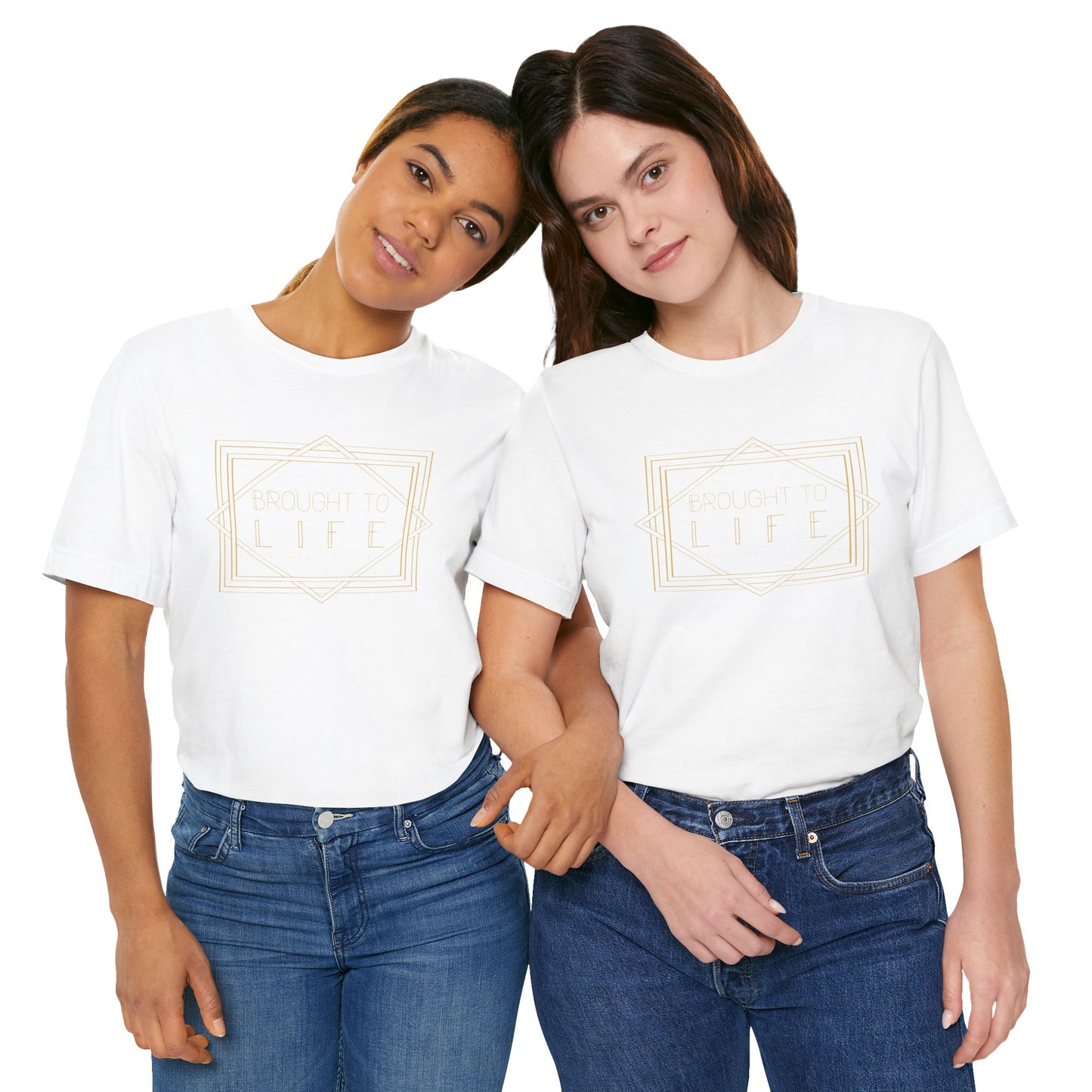 "Brought to Life" Unisex Jersey Short Sleeve Tee