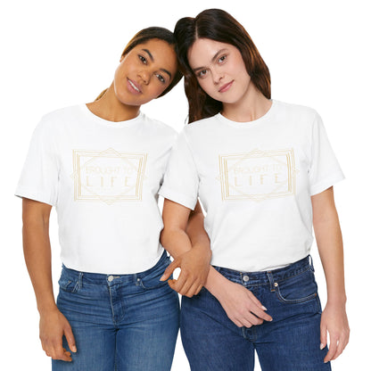 "Brought to Life" Unisex Jersey Short Sleeve Tee
