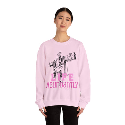 Life Abundantly Monochrome Crewneck Sweatshirt