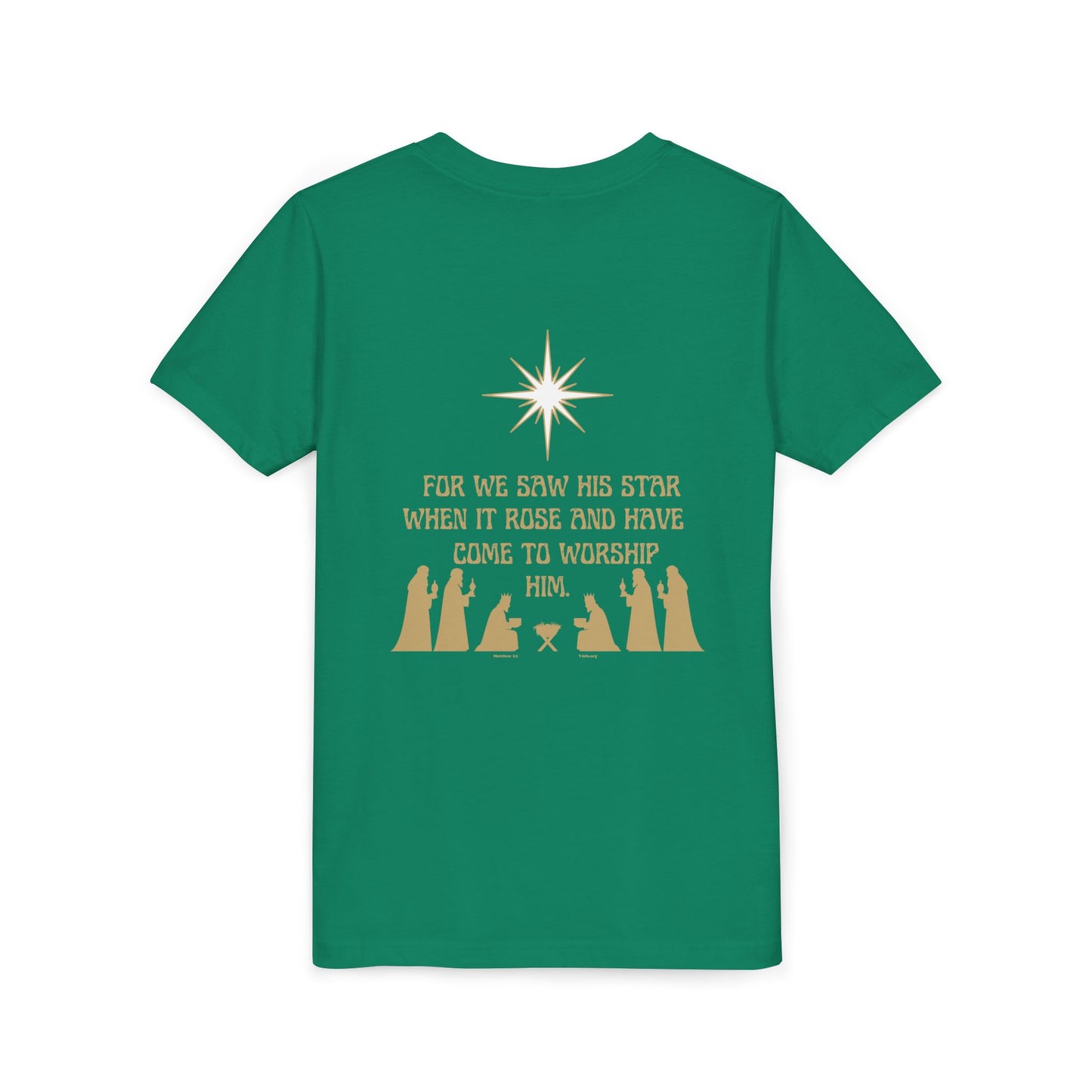 For We Saw His Star Youth Short Sleeve Tee