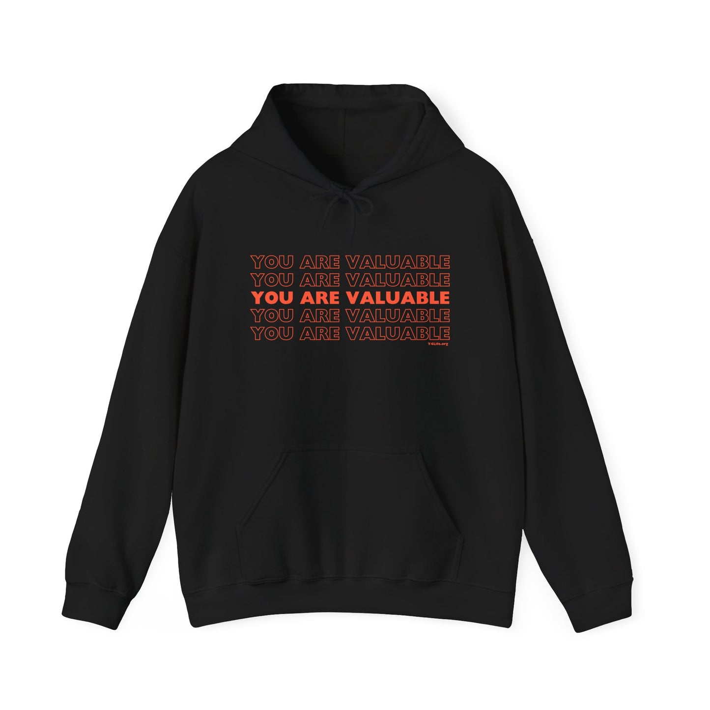 You Are Valuable Hooded Sweatshirt