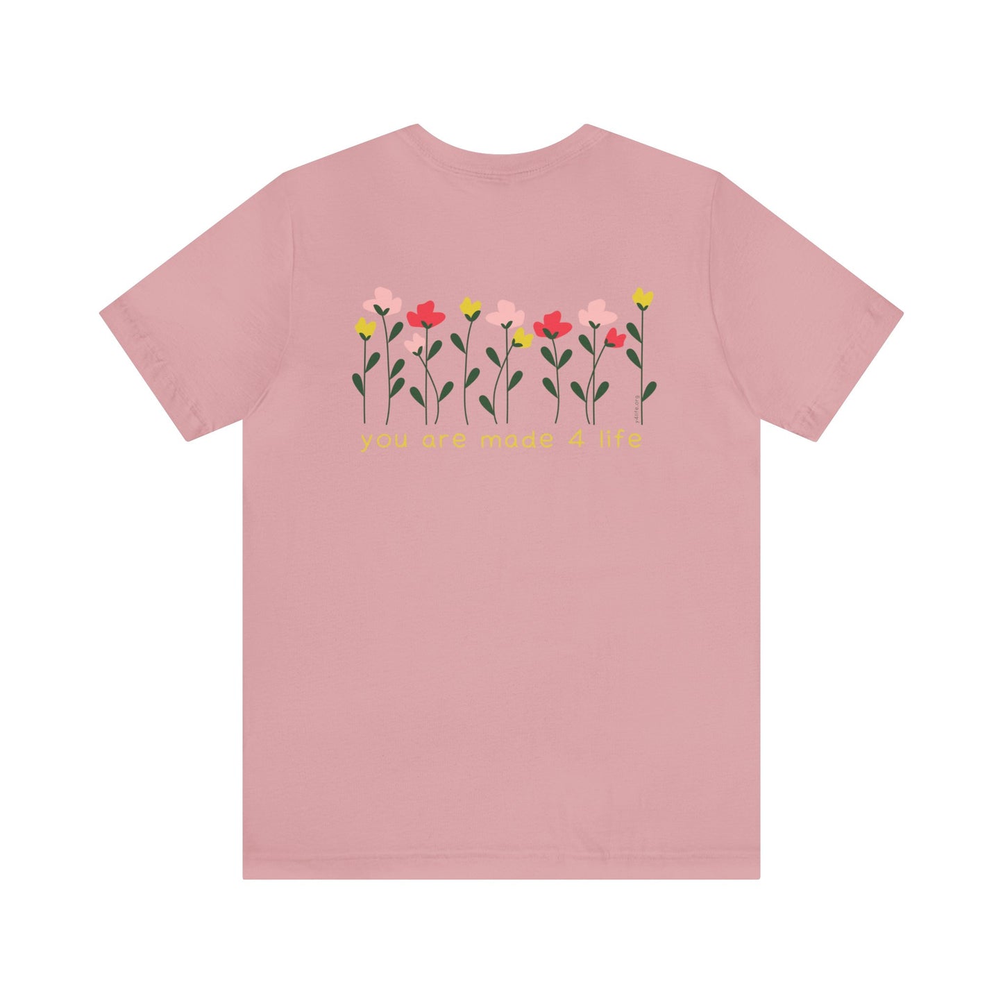 Floral Made 4 Life Unisex Jersey Short Sleeve Tee