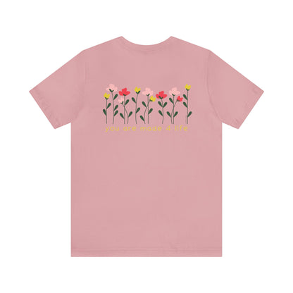 Floral Made 4 Life Unisex Jersey Short Sleeve Tee