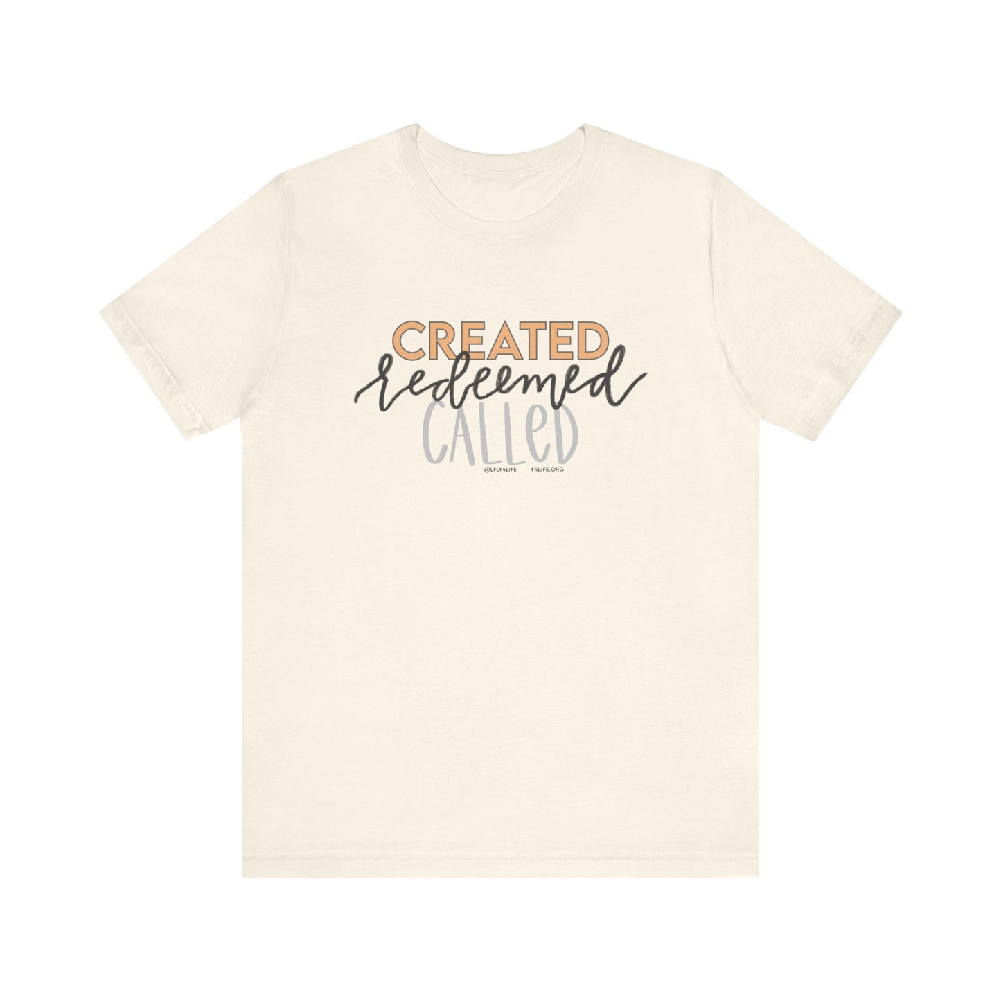 Created Redeemed Called Short Sleeve Tee