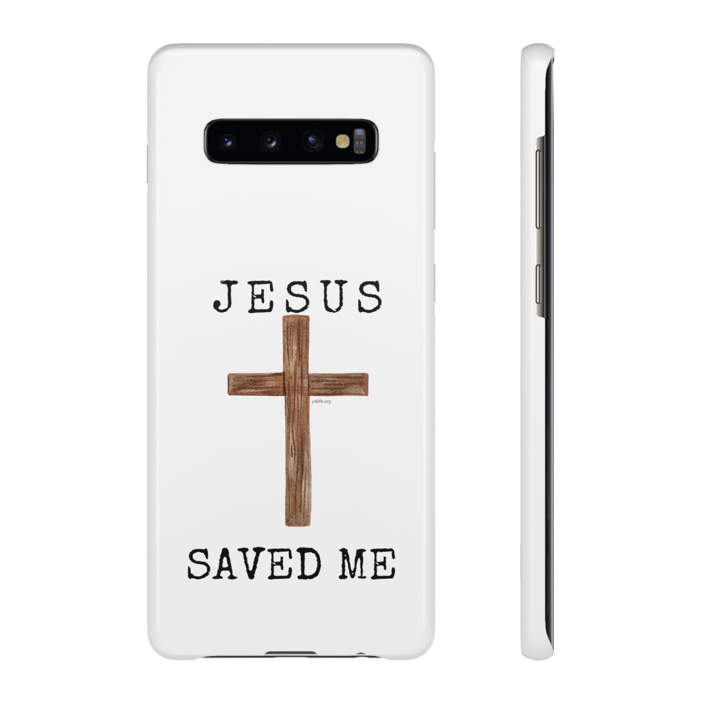 Jesus Saved Me Snap Cases