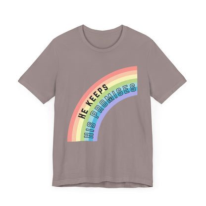 "He Keeps His Promises" Unisex Jersey Short Sleeve Tee