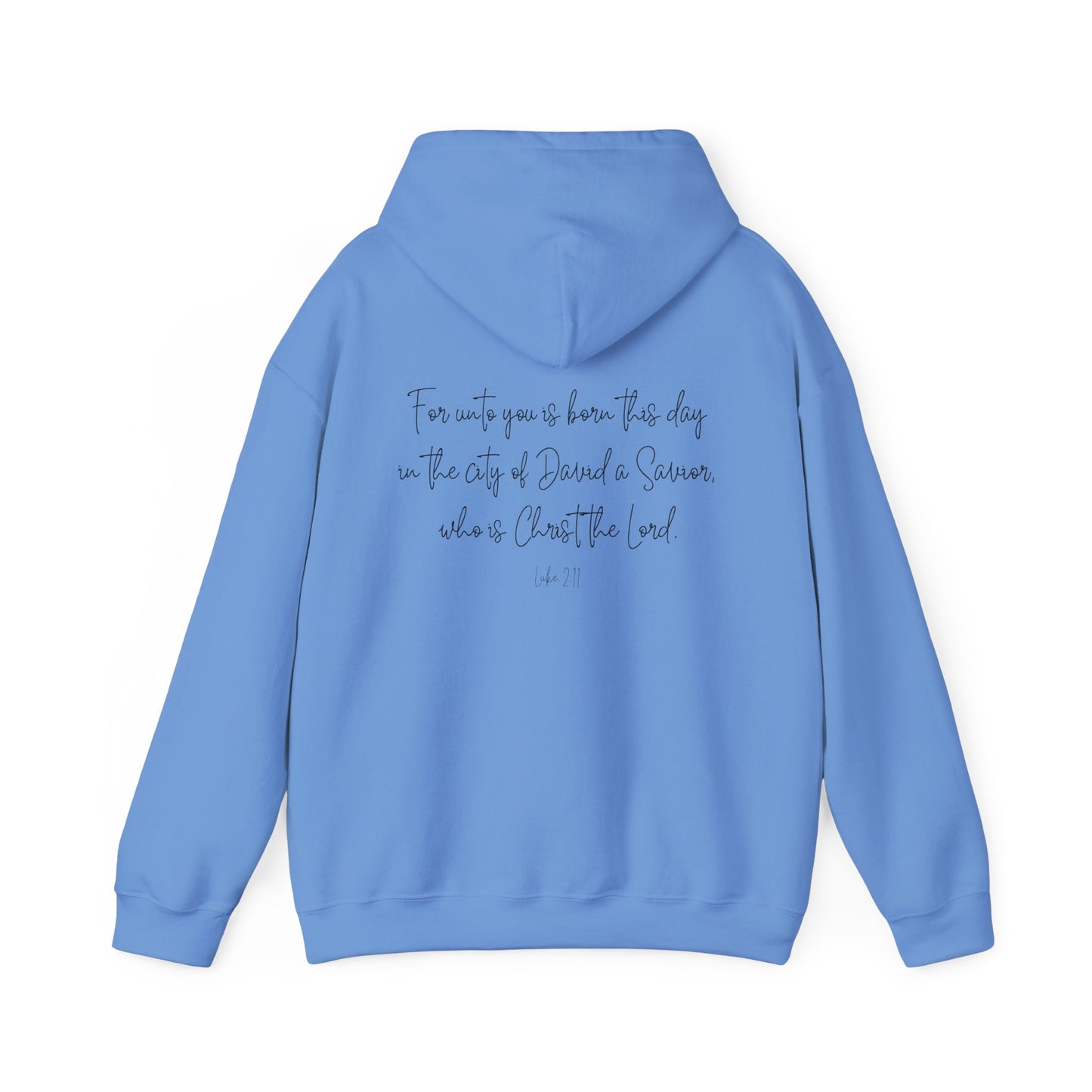 Luke 2:11 Nativity Hooded Sweatshirt