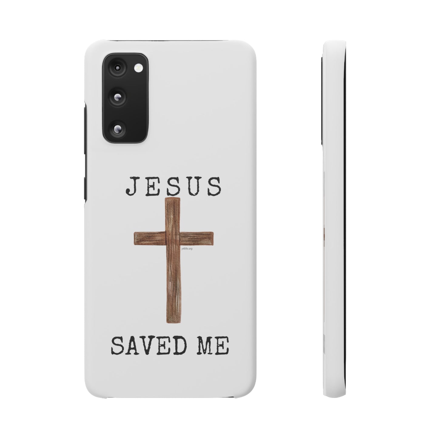 Jesus Saved Me Snap Cases