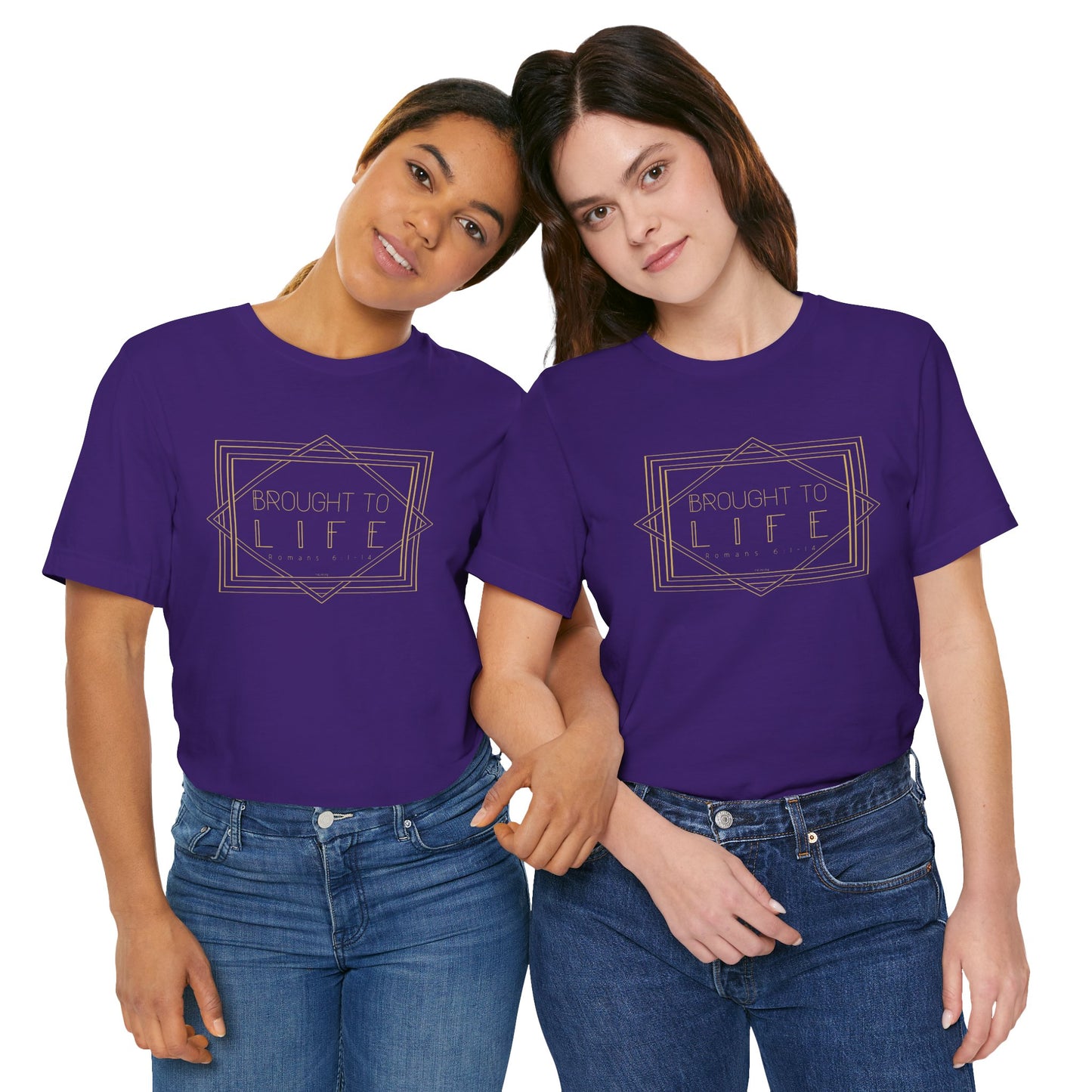 "Brought to Life" Unisex Jersey Short Sleeve Tee