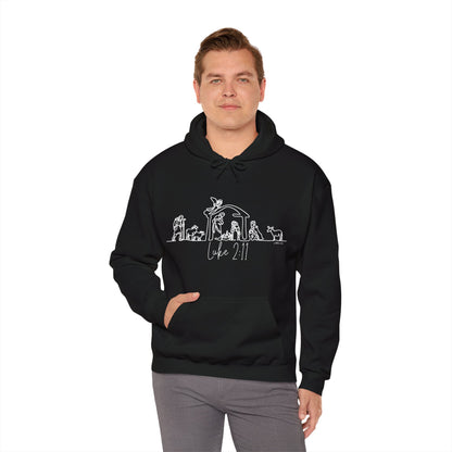 Luke 2:11 Nativity Hooded Sweatshirt