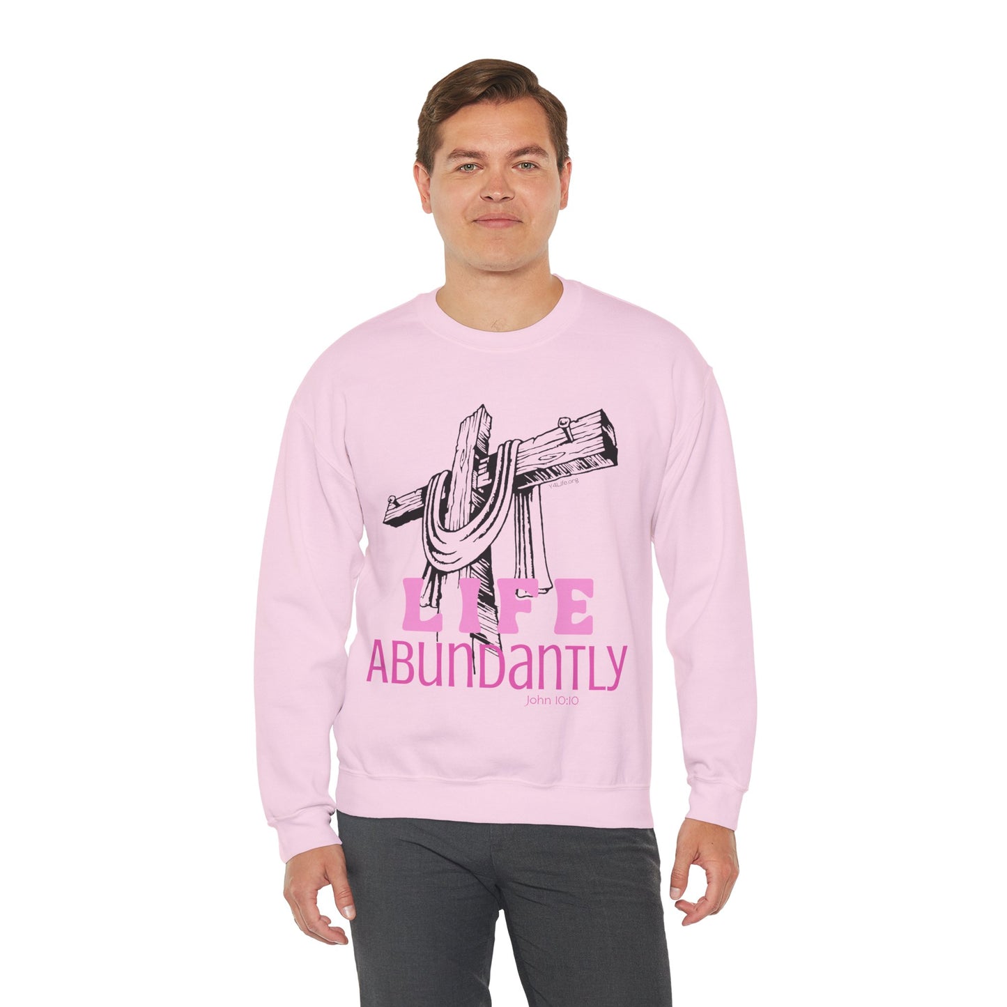 Life Abundantly Monochrome Crewneck Sweatshirt