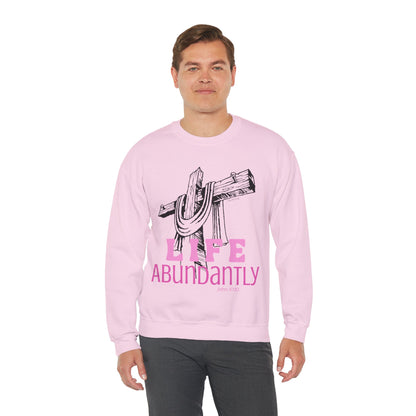 Life Abundantly Monochrome Crewneck Sweatshirt