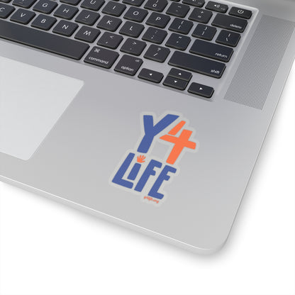 Y4Life Logo Kiss-Cut Sticker