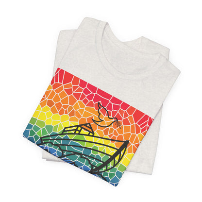 Noah's Ark Stained Glass Unisex Jersey Short Sleeve Tee