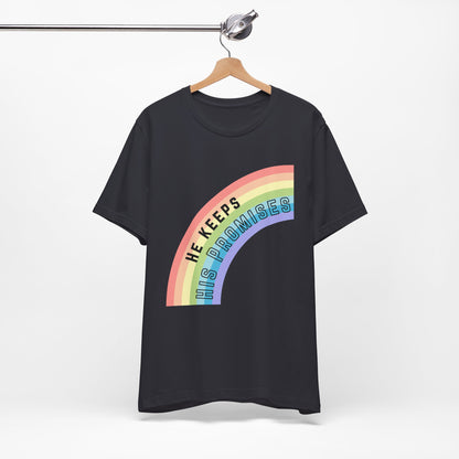 "He Keeps His Promises" Unisex Jersey Short Sleeve Tee