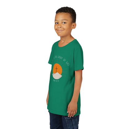John 8:12 Youth Short Sleeve Tee