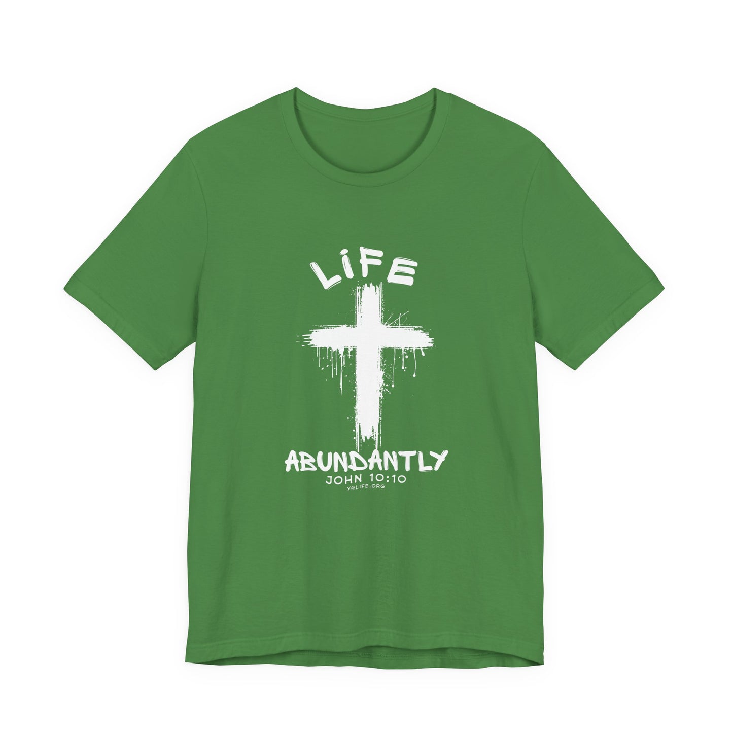 Life Abundantly Single Color Short Sleeve Tee