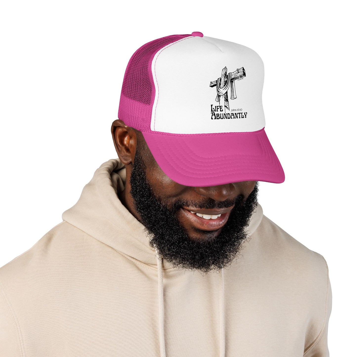 Life Abundantly Foam Trucker Hat