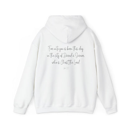 Luke 2:11 Nativity Hooded Sweatshirt