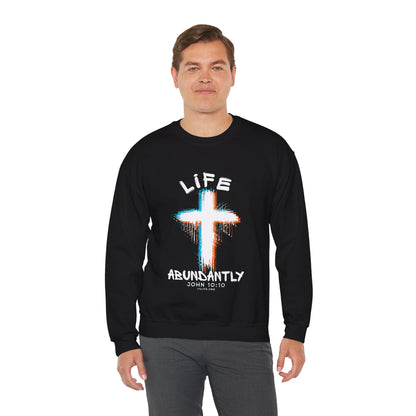 Life Abundantly Multicolor Crewneck Sweatshirt