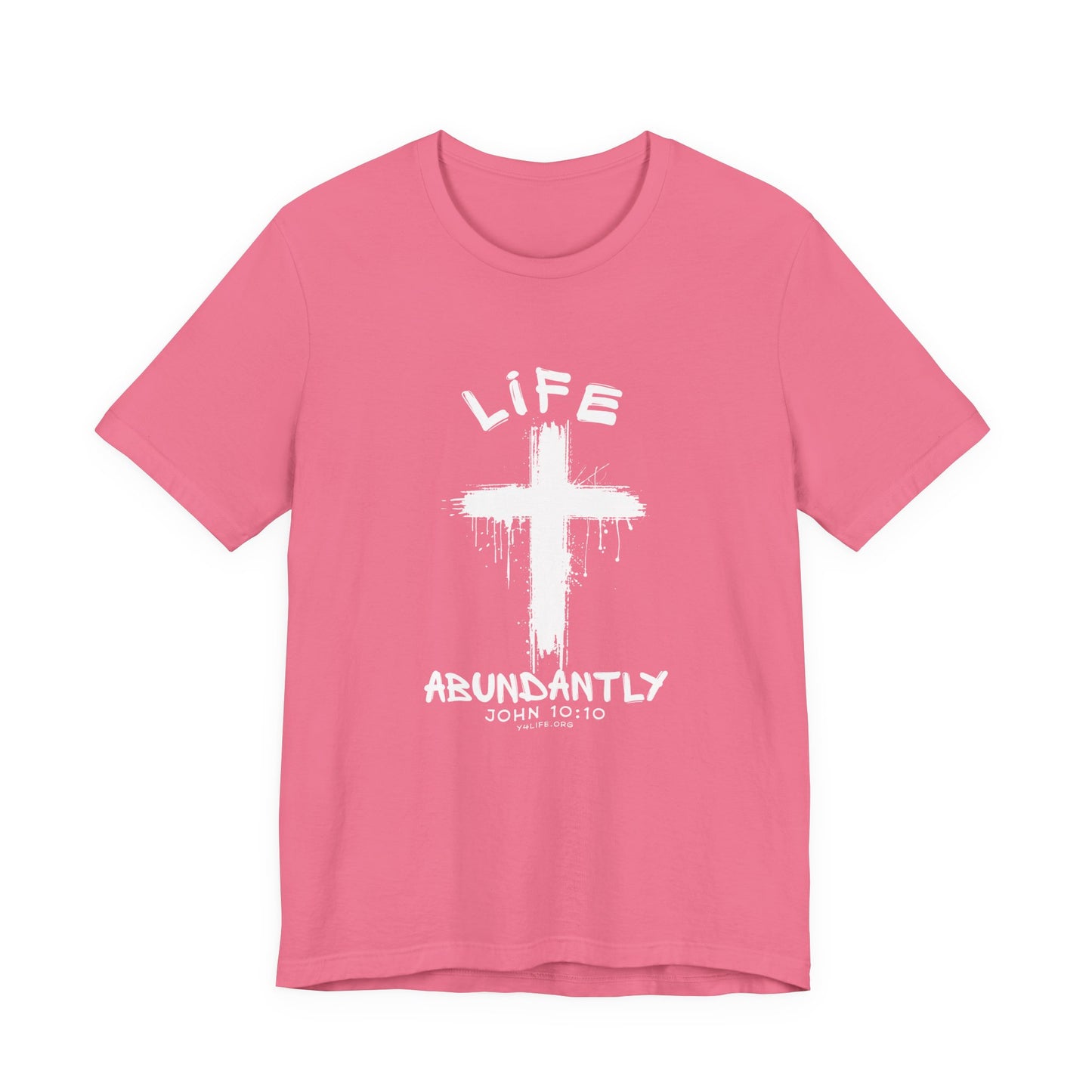 Life Abundantly Single Color Short Sleeve Tee
