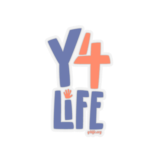 Y4Life Logo Kiss-Cut Sticker