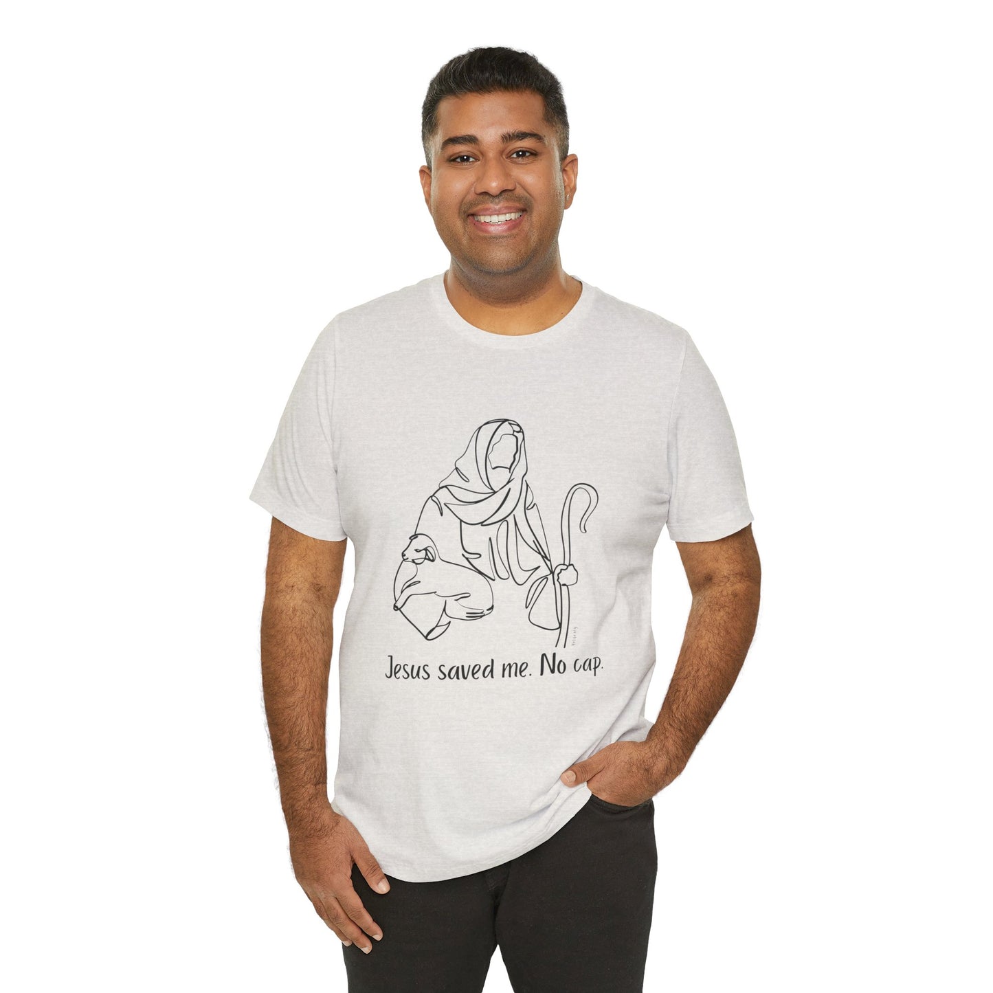 "Jesus Saved Me" Unisex Jersey Short Sleeve Tee