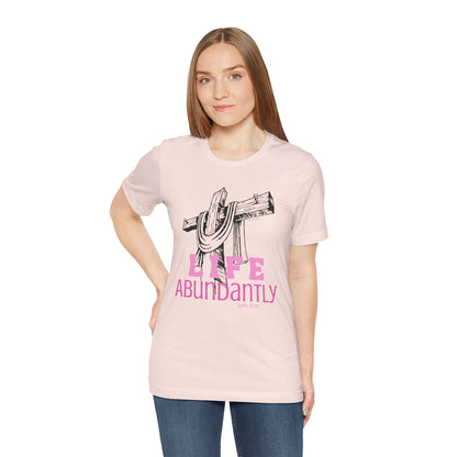 Life Abundantly Monochrome Short Sleeve Tee