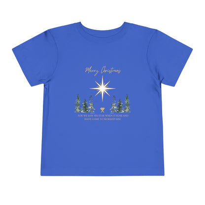 Merry Christmas Toddler Short Sleeve Tee