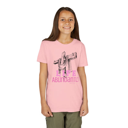 Life Abundantly Monochrome Youth Short Sleeve Tee
