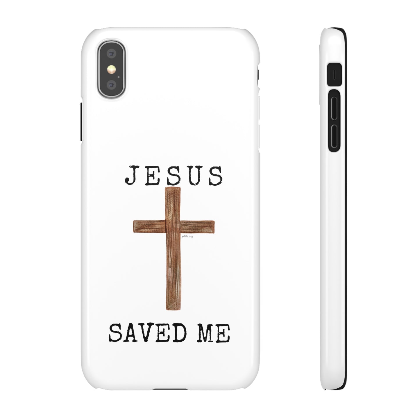 Jesus Saved Me Snap Cases