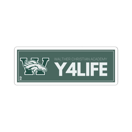 Y4Life - Walther Christian Academy Team Sticker