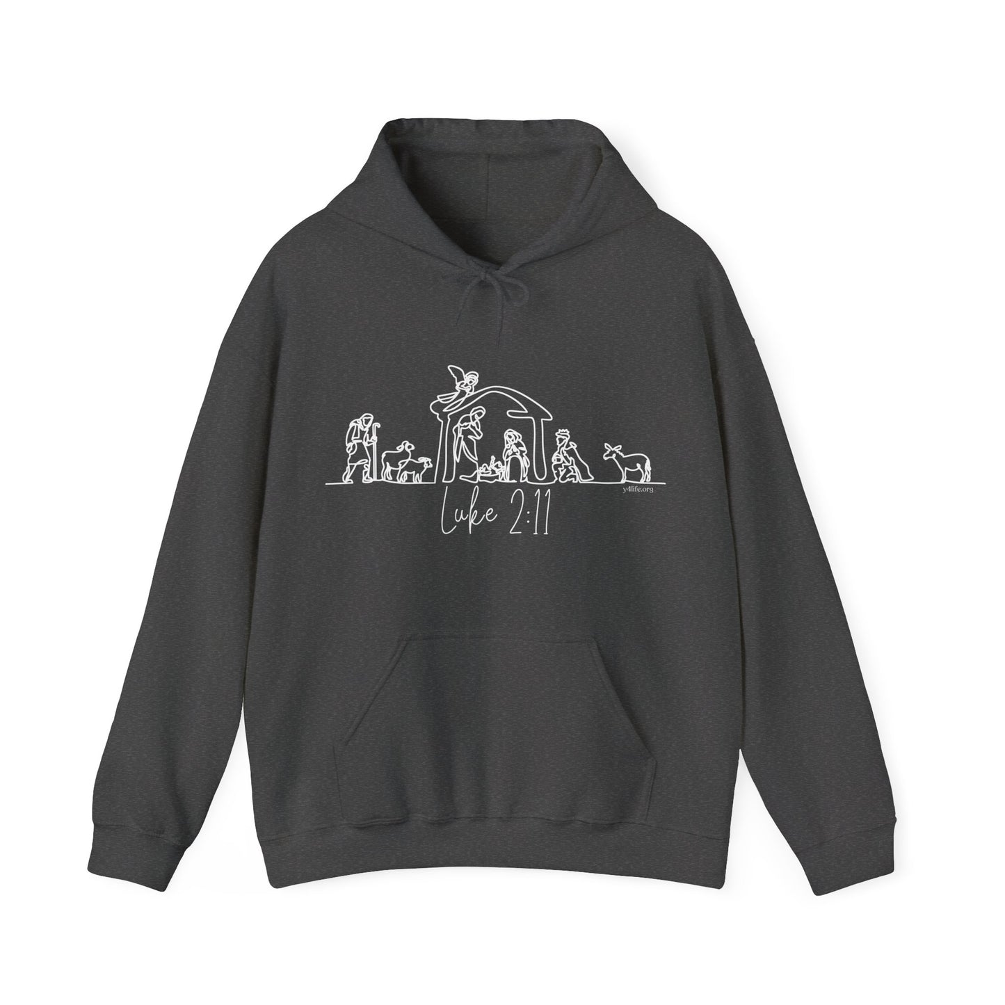 Luke 2:11 Nativity Hooded Sweatshirt