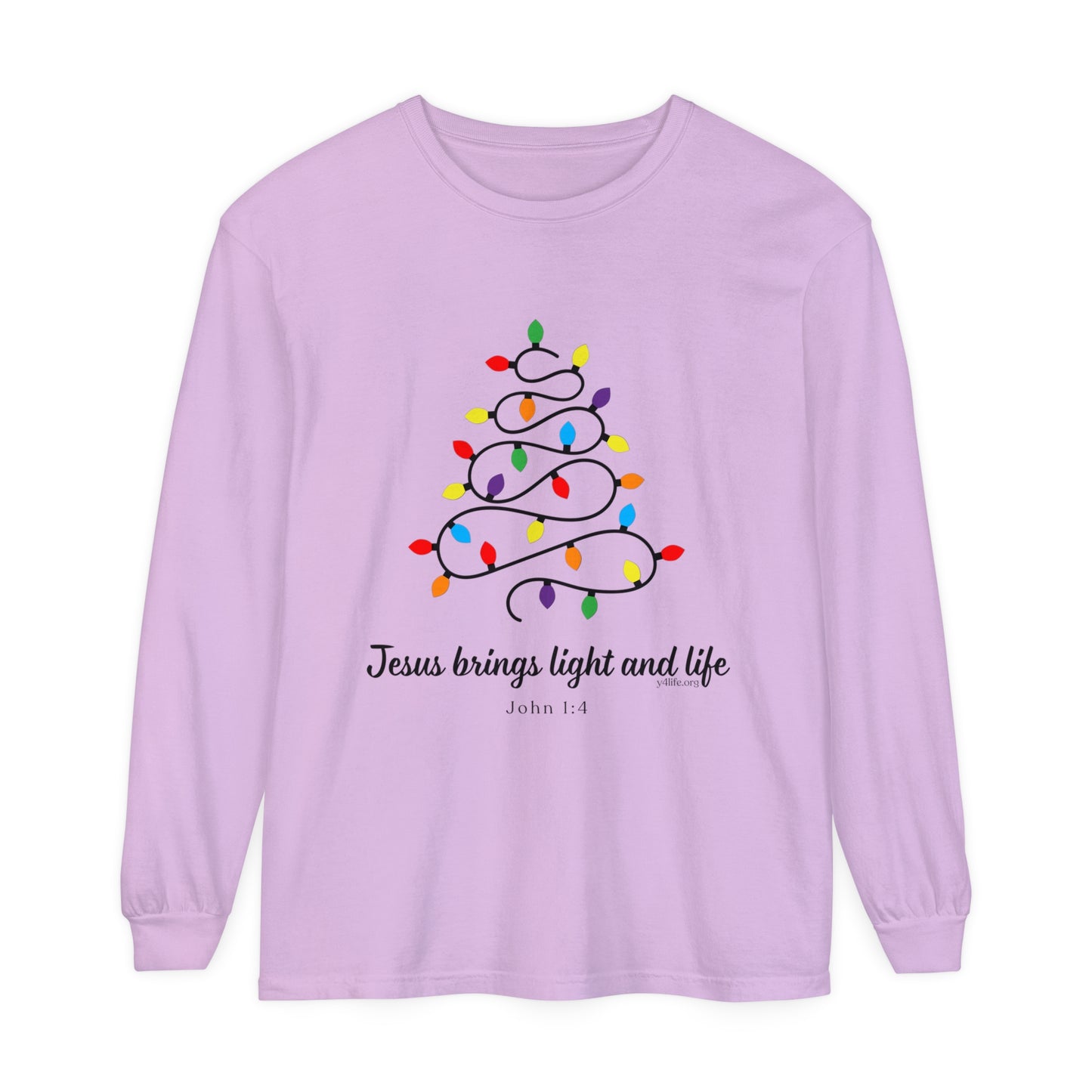 Jesus Brings Light and Life Long Sleeve Tee