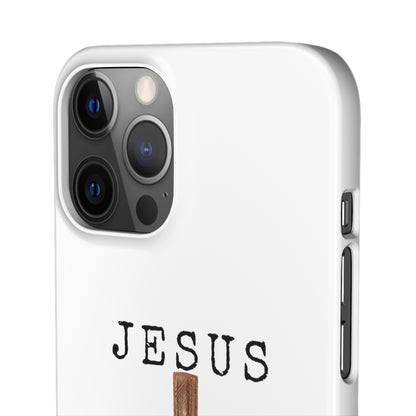 Jesus Saved Me Snap Cases