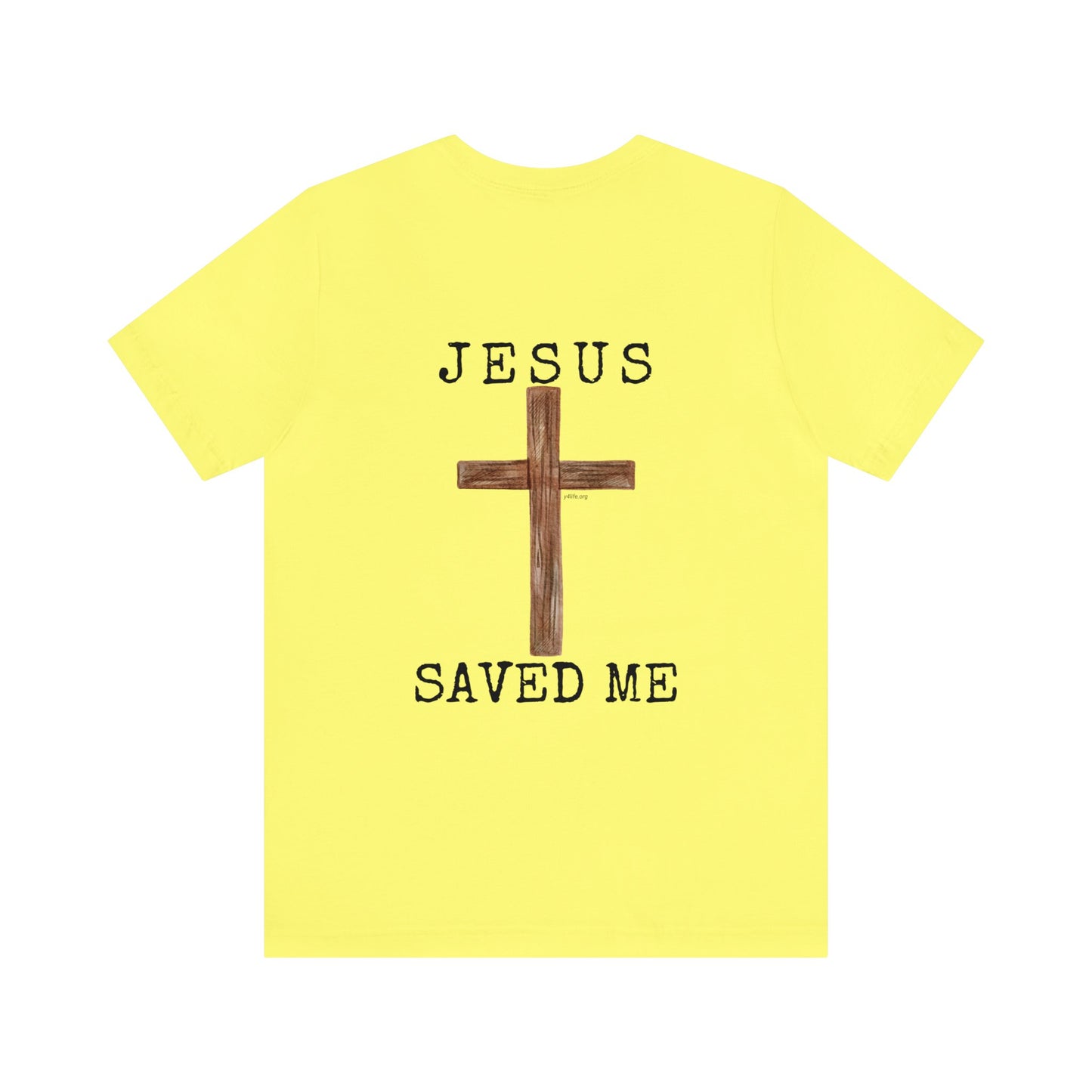 Jesus Saved Me Unisex Jersey Short Sleeve Tee