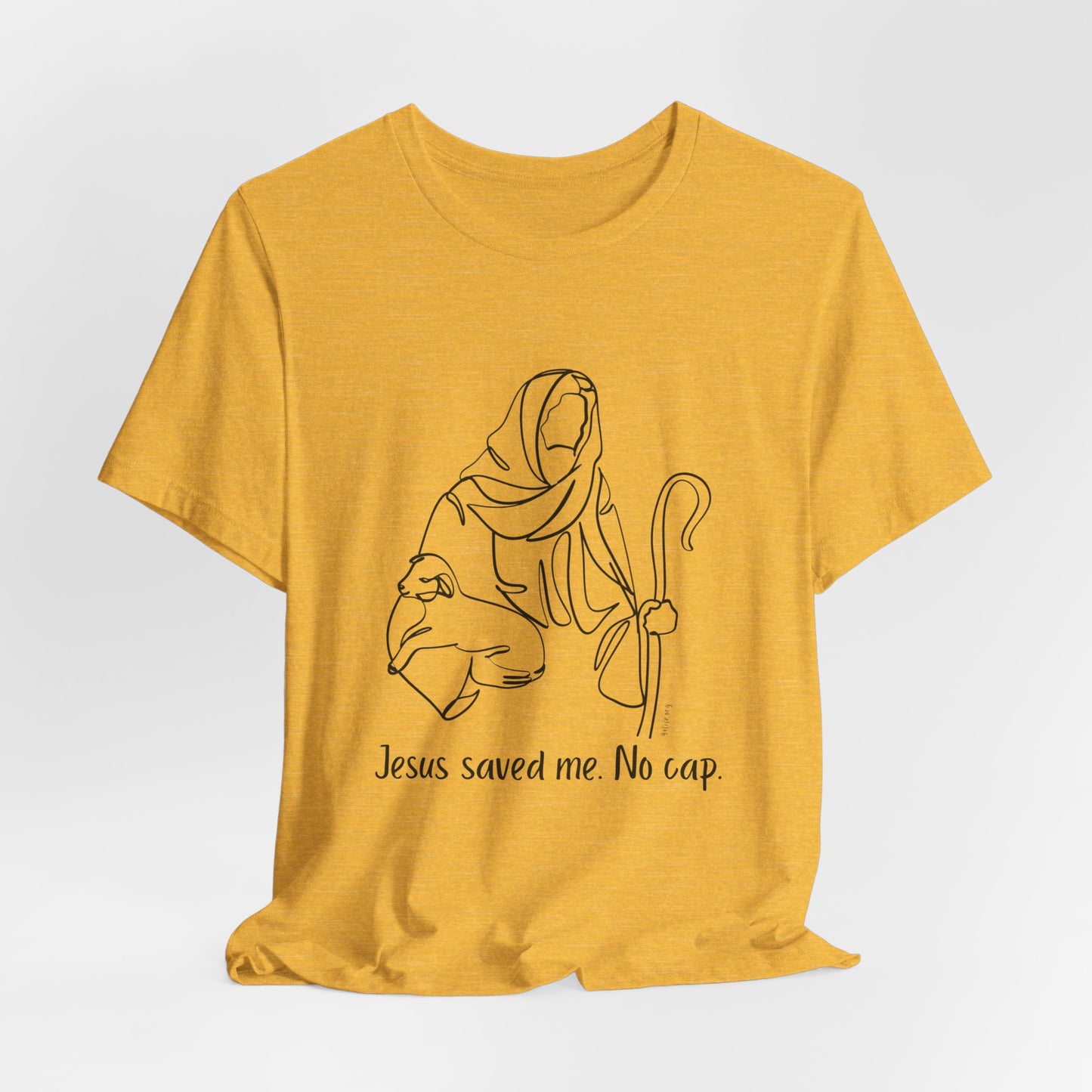 "Jesus Saved Me" Unisex Jersey Short Sleeve Tee