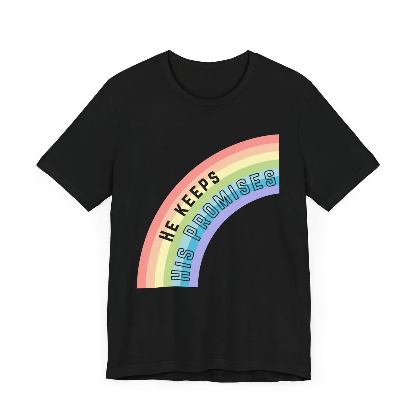 "He Keeps His Promises" Unisex Jersey Short Sleeve Tee