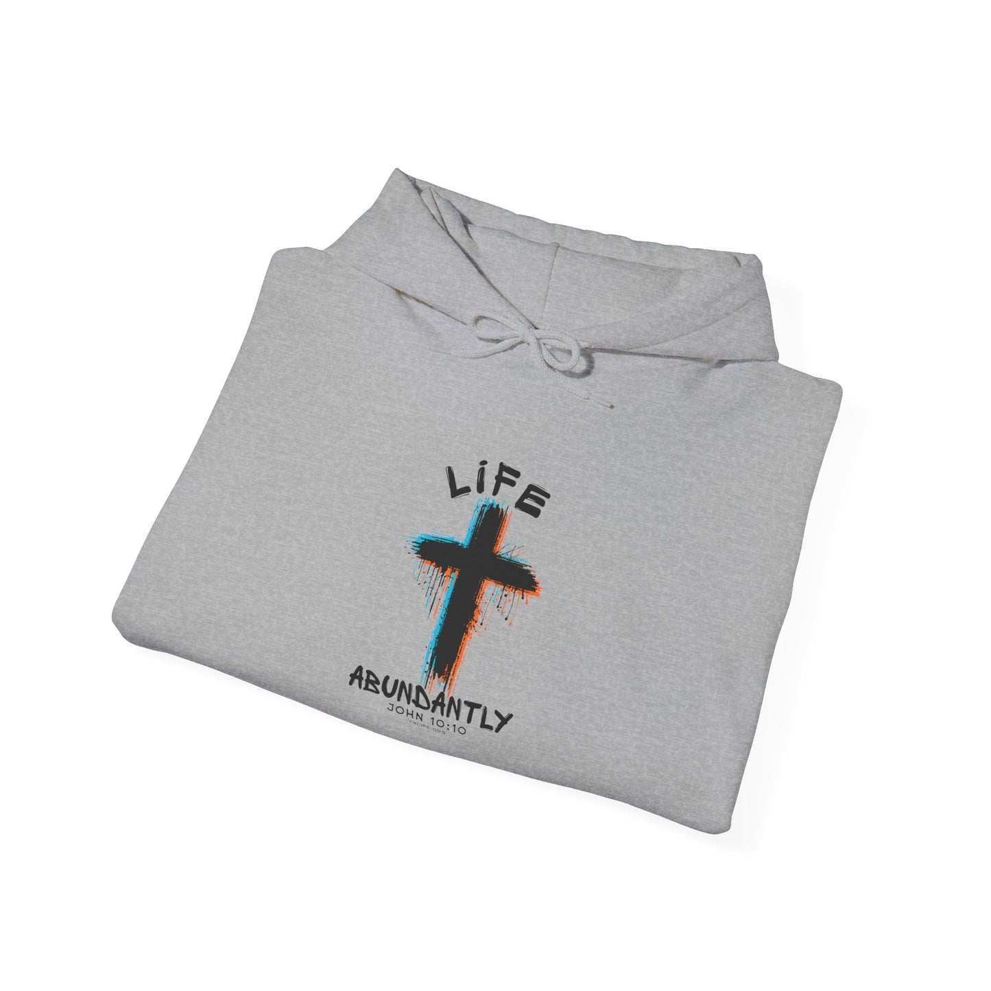 Life Abundantly Multicolor Hooded Sweatshirt