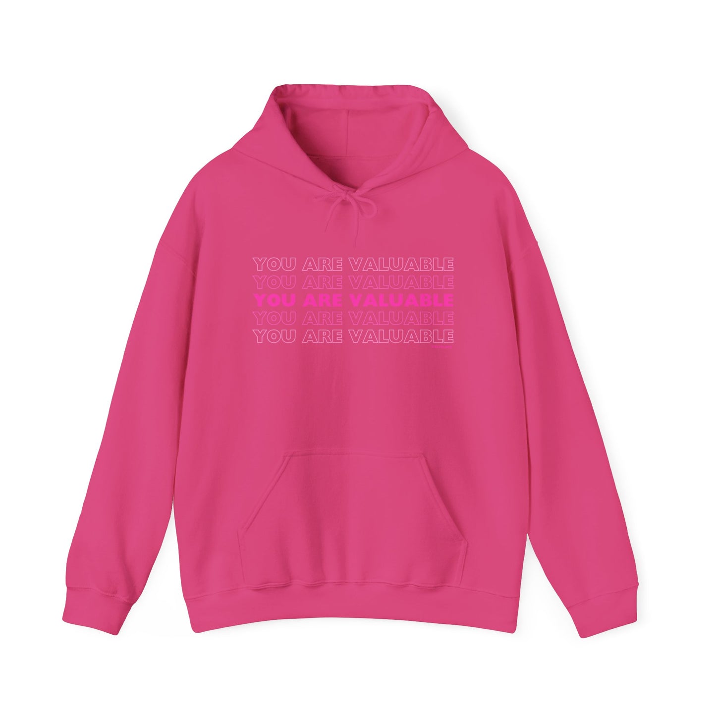 You Are Valuable Hooded Sweatshirt