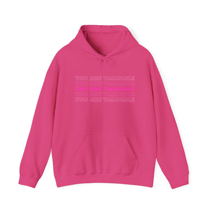 You Are Valuable Hooded Sweatshirt