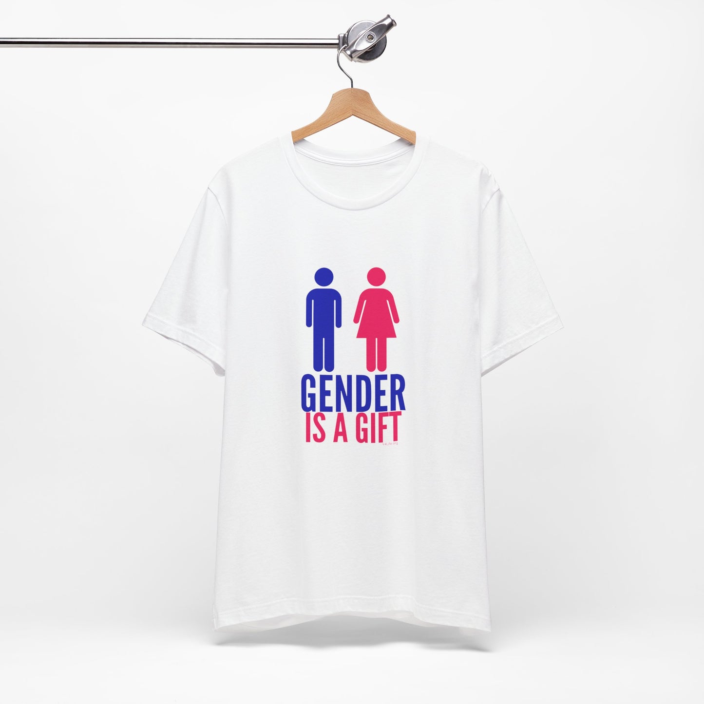 "Gender is a Gift" (full bodies) Unisex Jersey Short Sleeve Tee