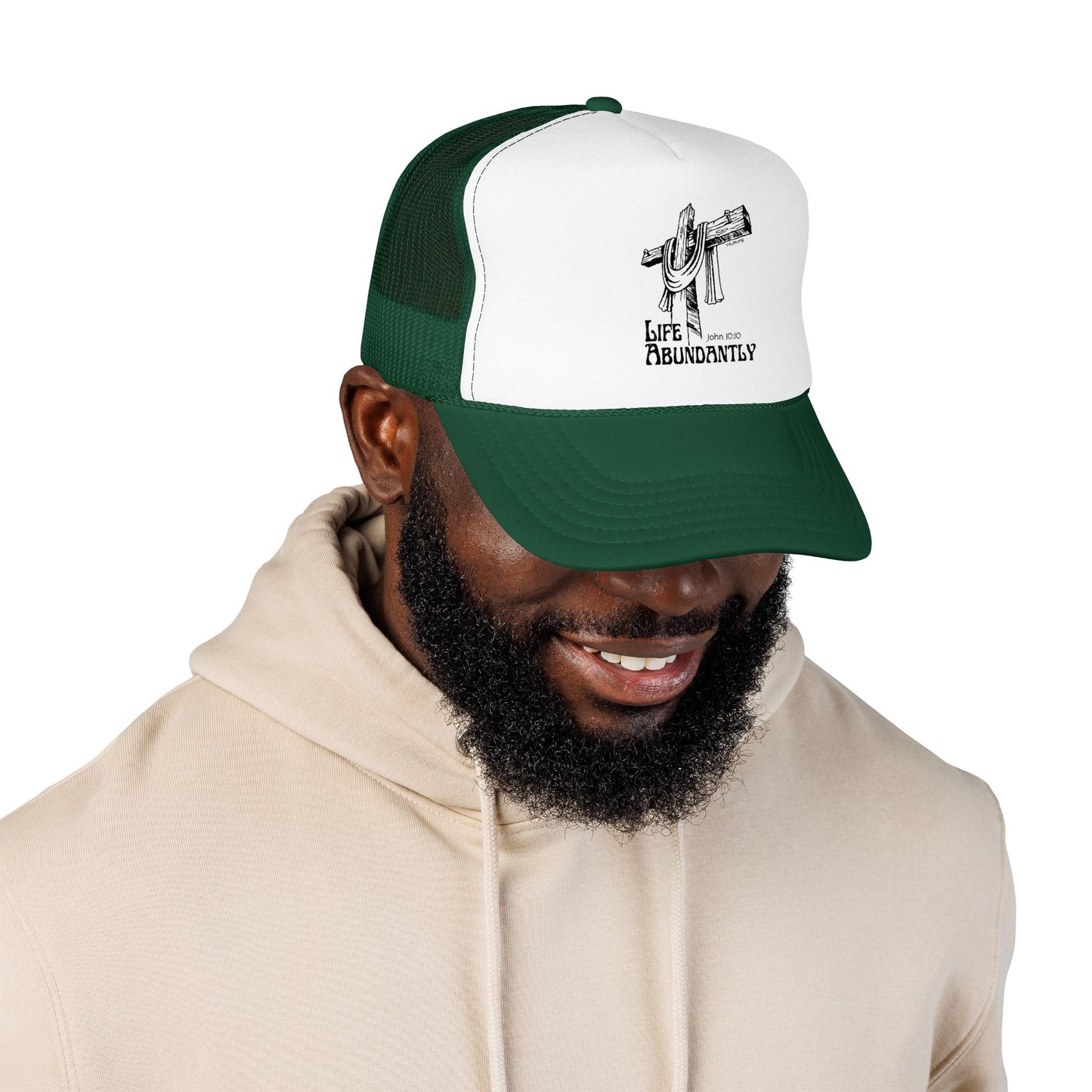 Life Abundantly Foam Trucker Hat