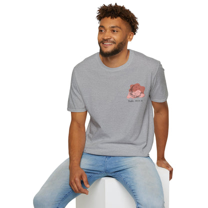 Psalm 139 Peach Unisex Softstyle T-Shirt