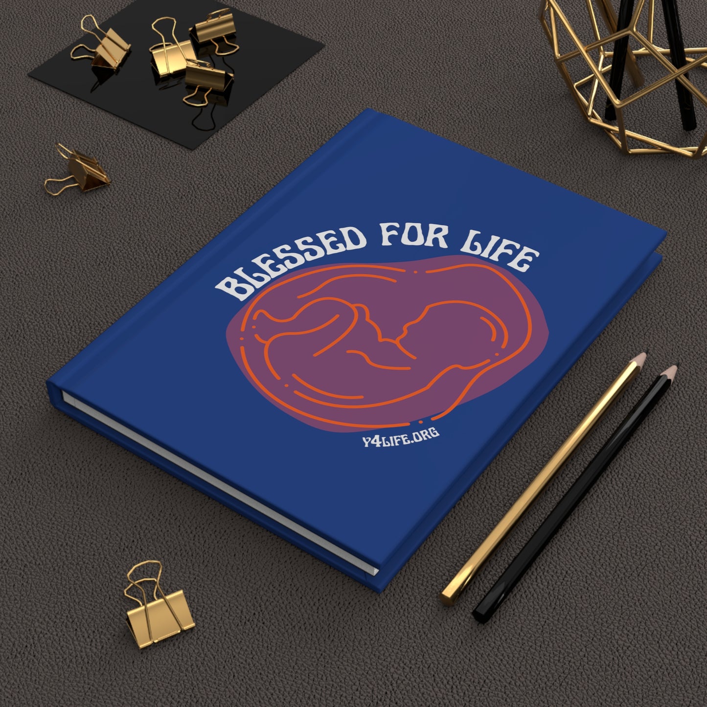 Blessed For Life Matte Hardcover Journal