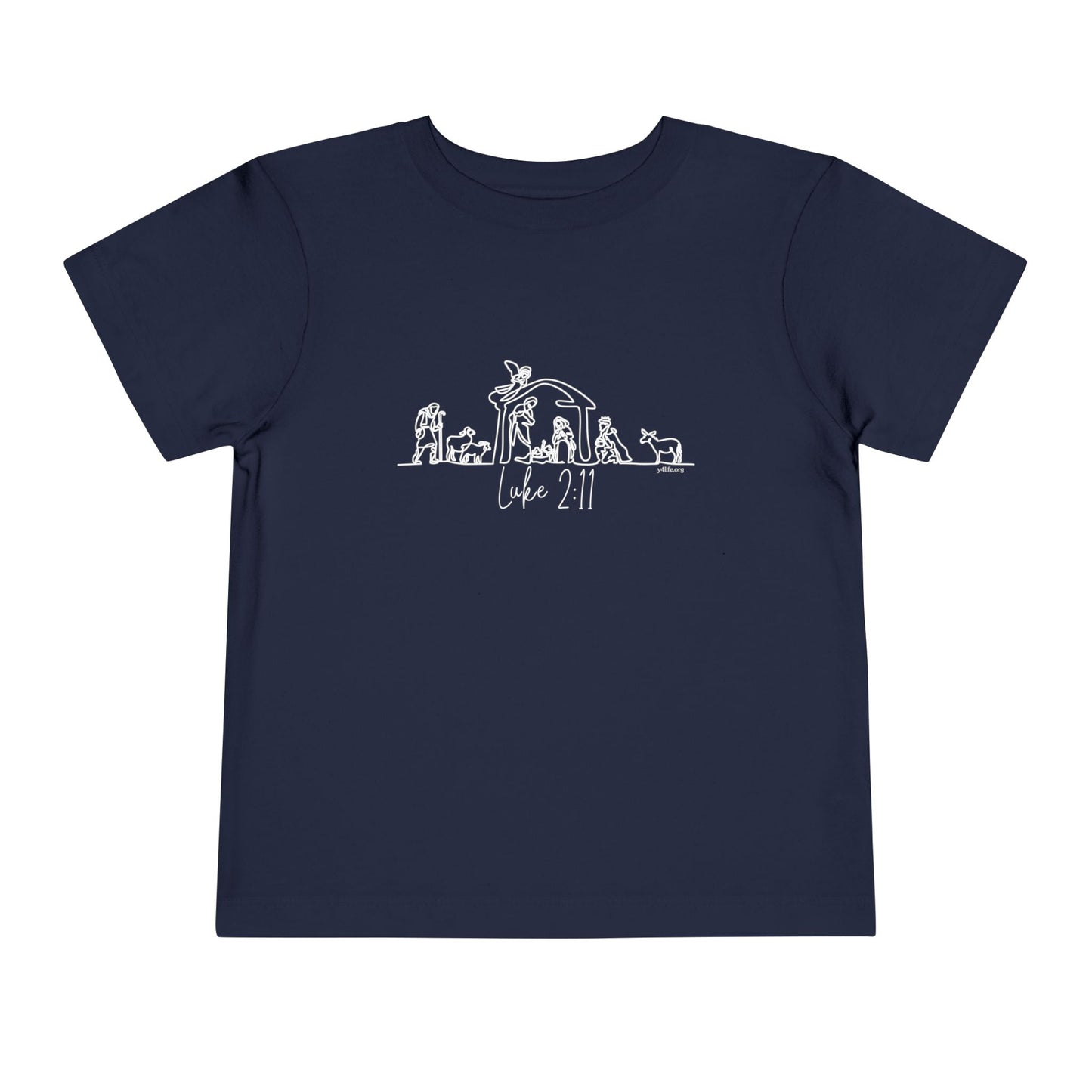 Luke 2:11 Nativity Toddler Short Sleeve Tee