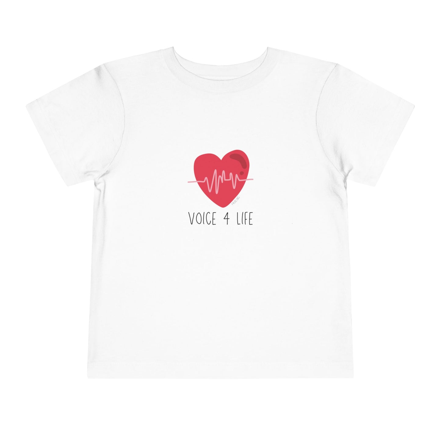 Voice 4 Life (Heartbeat) Toddler Short Sleeve Tee